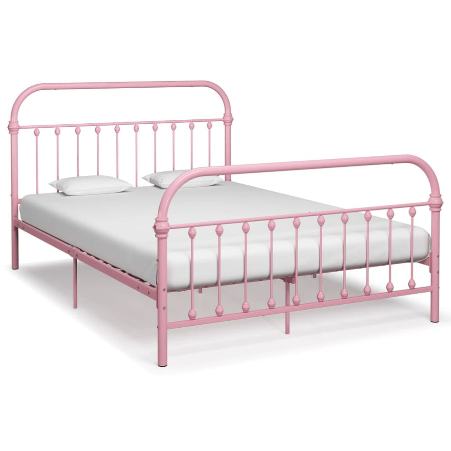 Bedframe metaal roze 160x200 cm - Griffin Retail