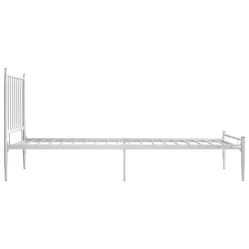 Bedframe metaal wit 100x200 cm - Griffin Retail