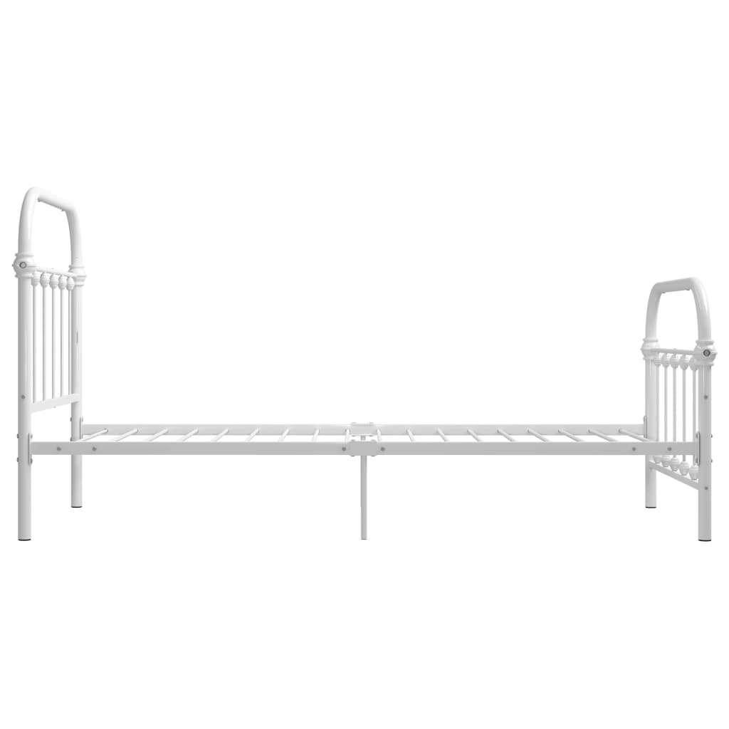 Bedframe metaal wit 100x200 cm - Griffin Retail