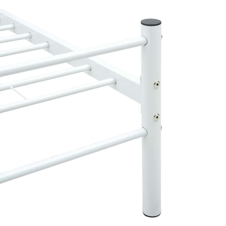 Bedframe metaal wit 100x200 cm - Griffin Retail