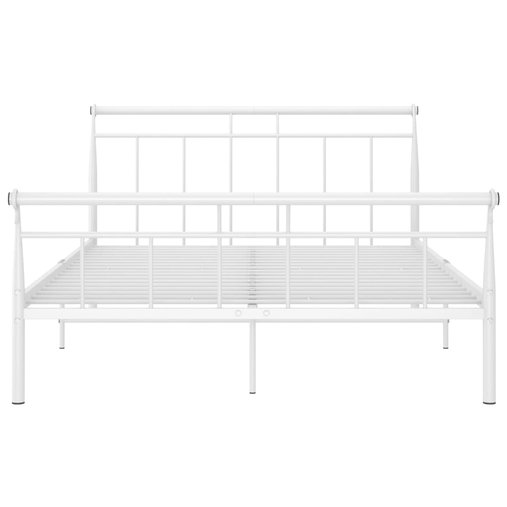 Bedframe metaal wit 140x200 cm - Griffin Retail