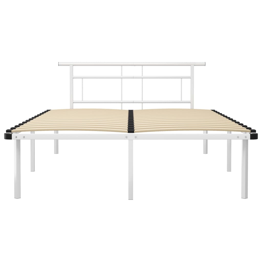 Bedframe metaal wit 140x200 cm - Griffin Retail