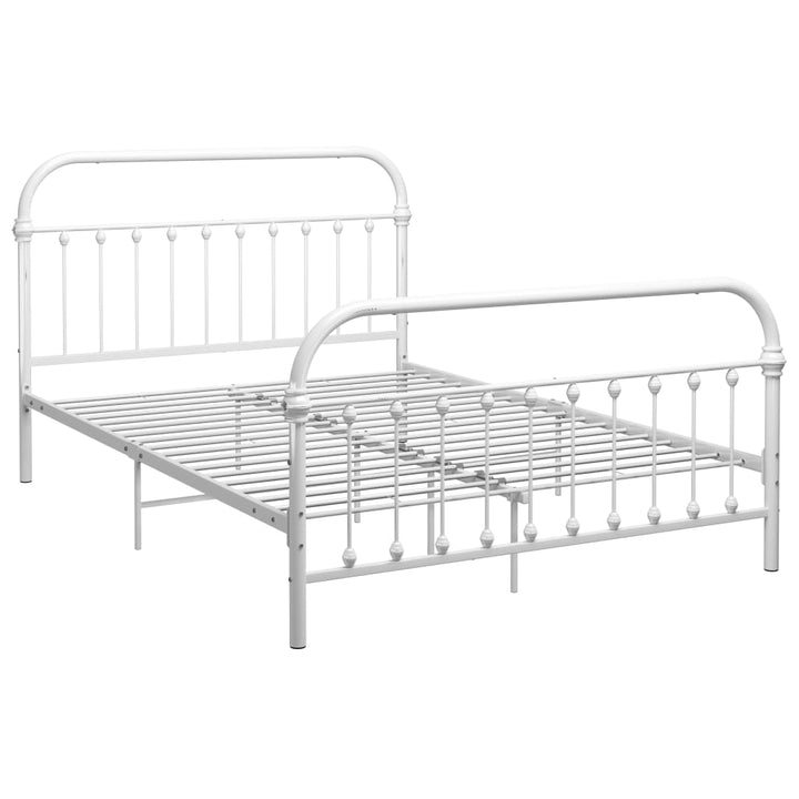 Bedframe metaal wit 140x200 cm - Griffin Retail