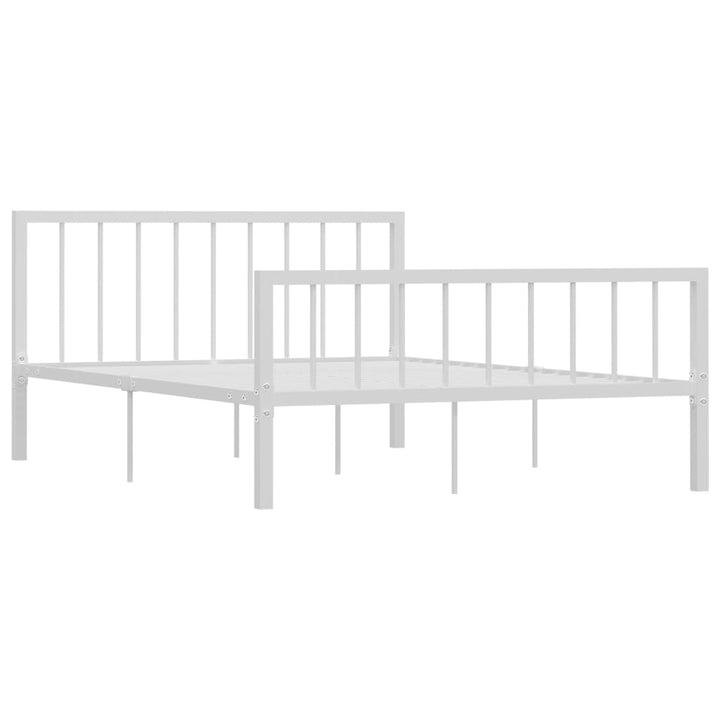 Bedframe metaal wit 140x200 cm - Griffin Retail