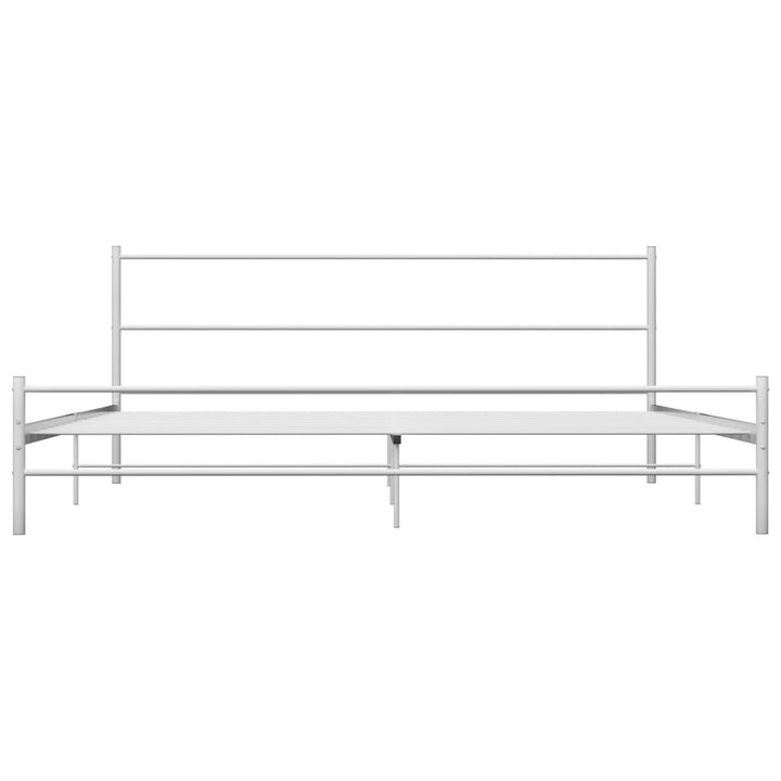 Bedframe metaal wit 160x200 cm - Griffin Retail