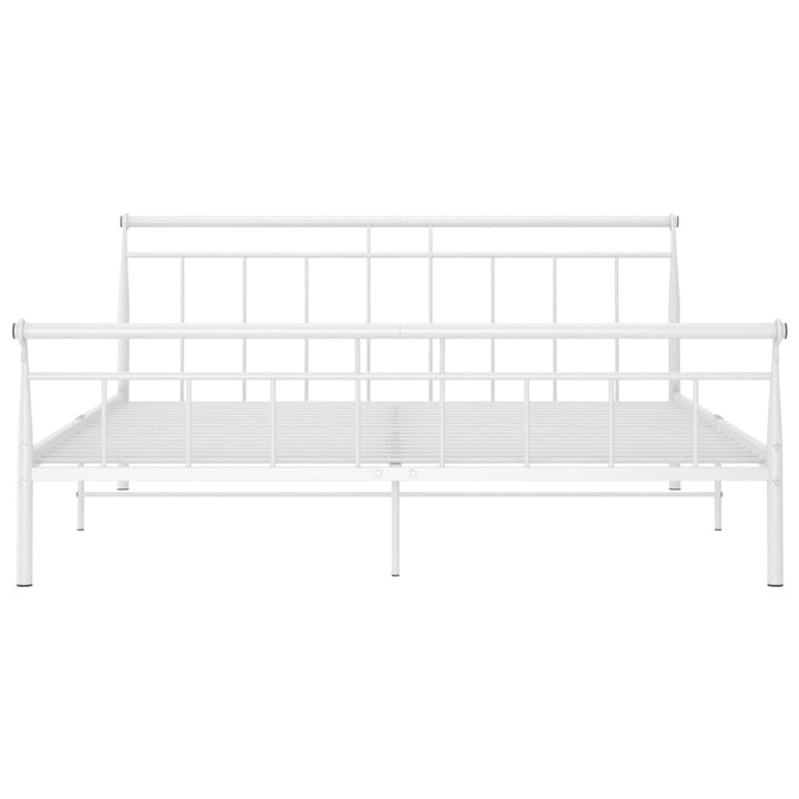 Bedframe metaal wit 160x200 cm - Griffin Retail