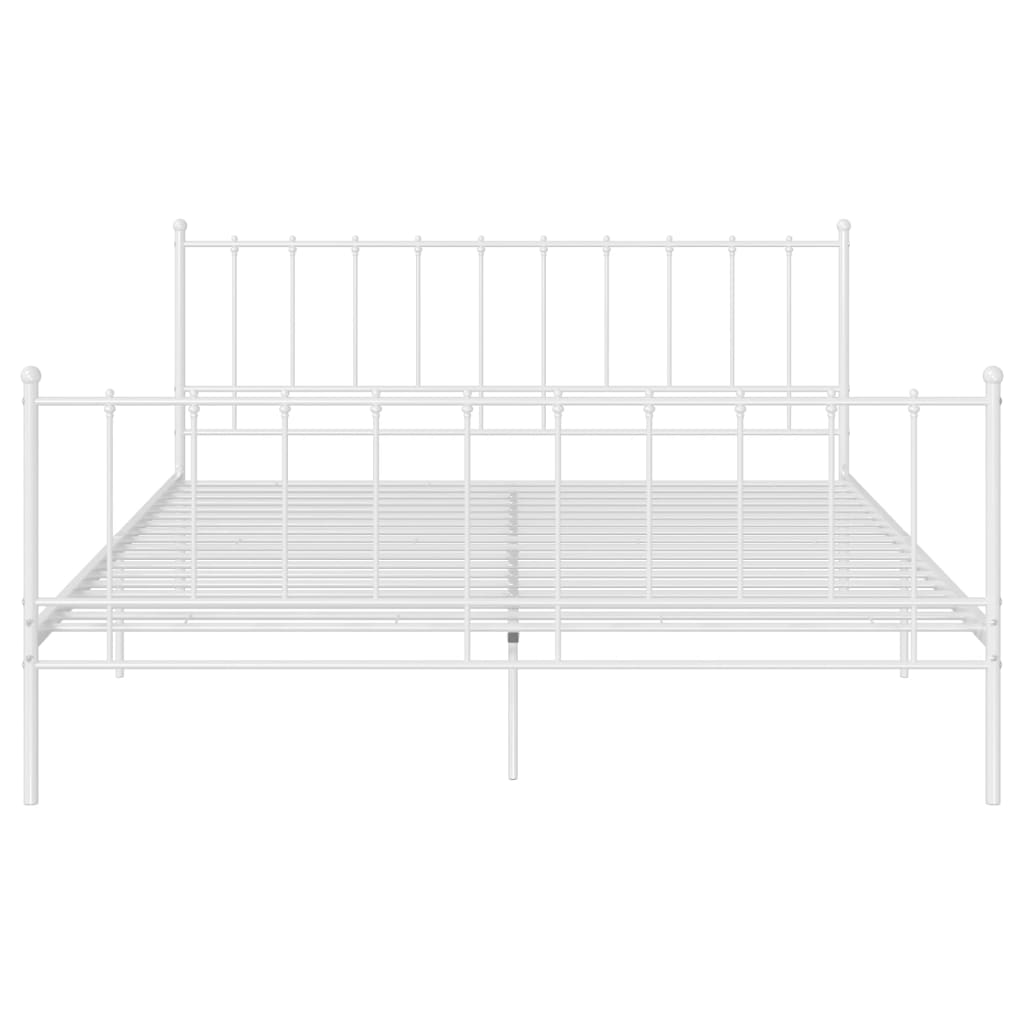 Bedframe metaal wit 160x200 cm - Griffin Retail