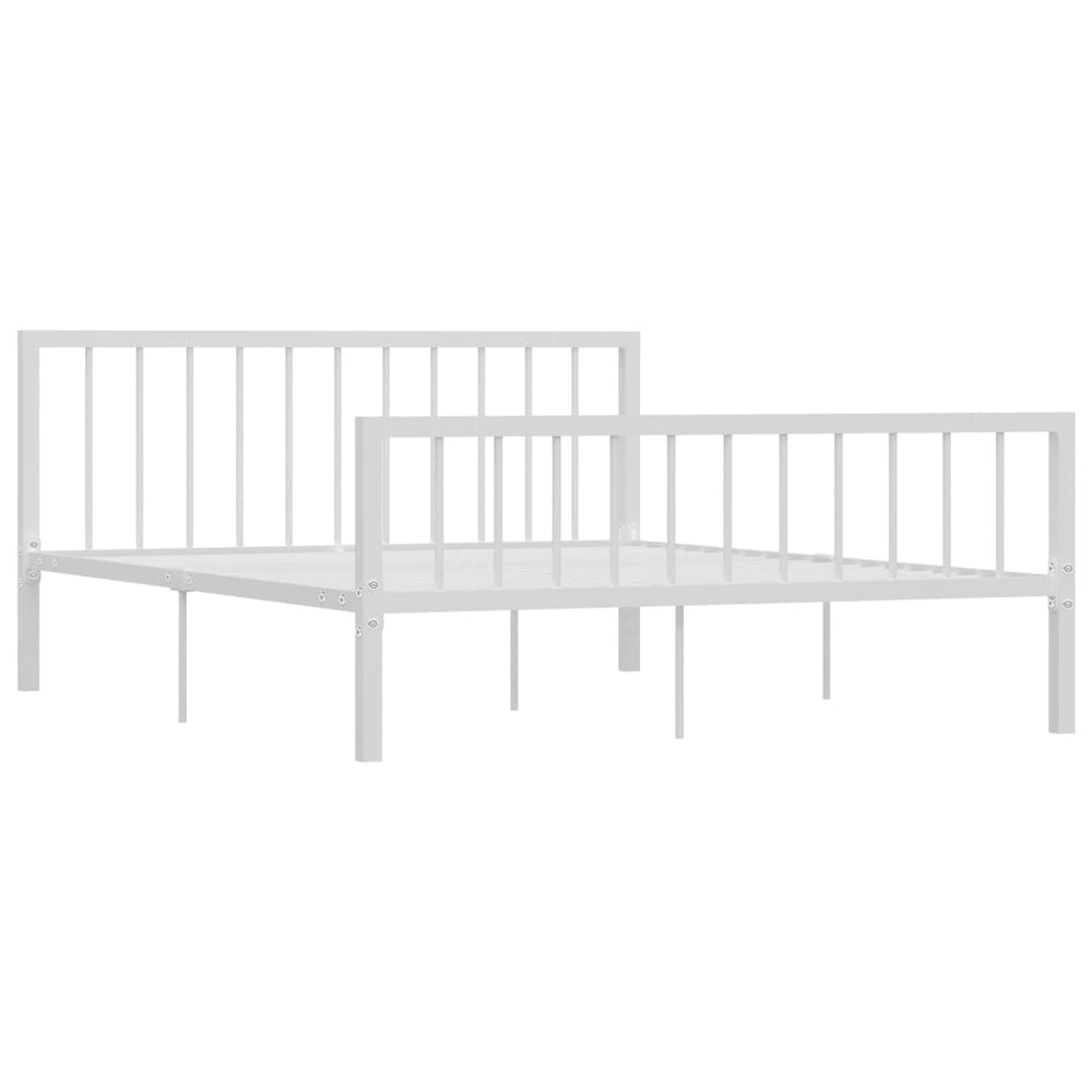 Bedframe metaal wit 160x200 cm - Griffin Retail