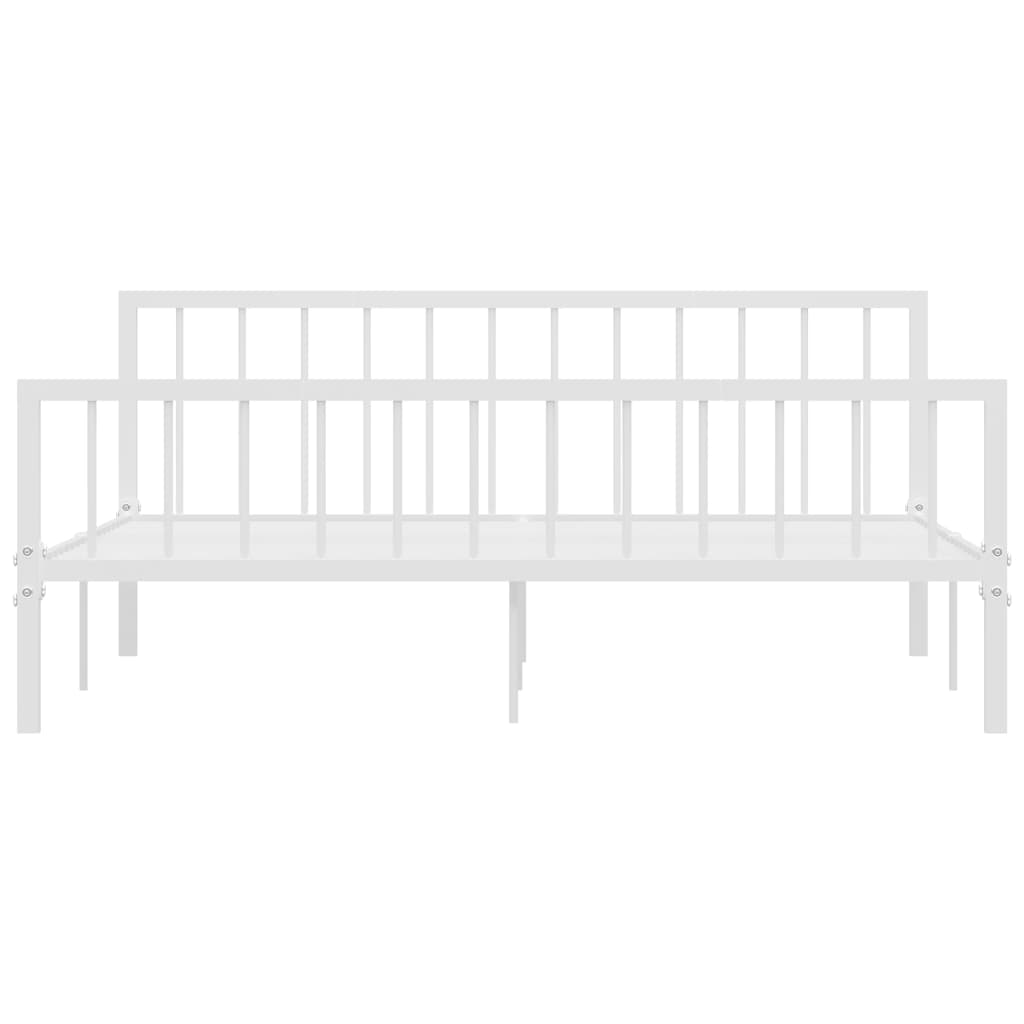 Bedframe metaal wit 180x200 cm - Griffin Retail