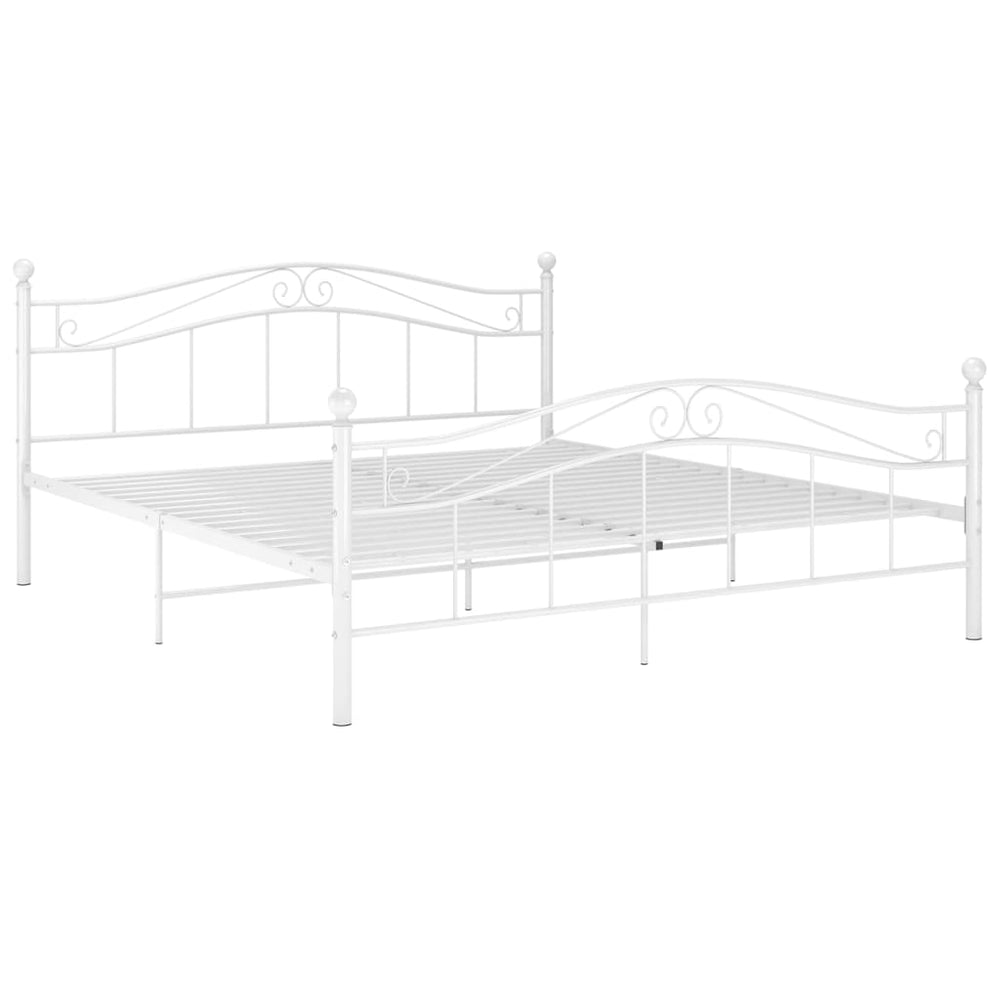 Bedframe metaal wit 180x200 cm - Griffin Retail