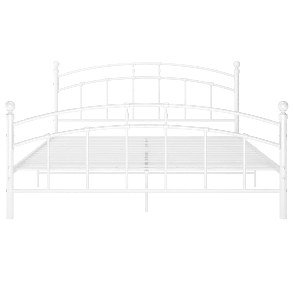 Bedframe metaal wit 200x200 cm - Griffin Retail