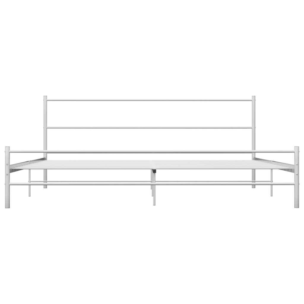 Bedframe metaal wit 200x200 cm - Griffin Retail