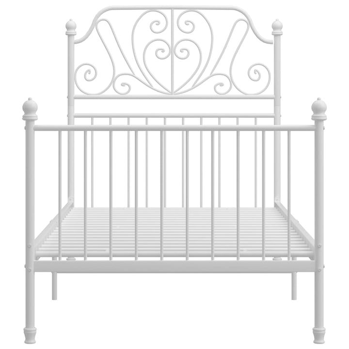 Bedframe metaal wit 90x200 cm - Griffin Retail