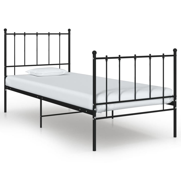 Bedframe metaal zwart 100x200 cm - Griffin Retail