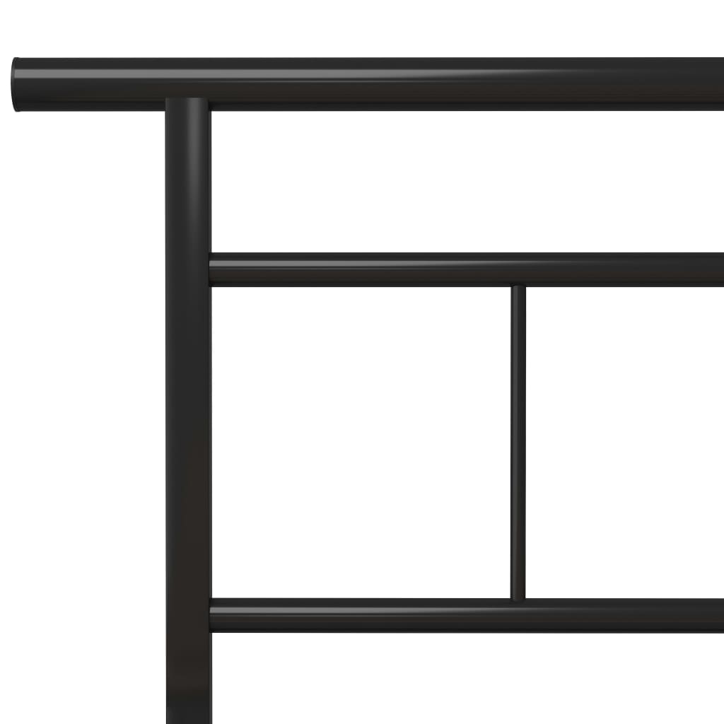 Bedframe metaal zwart 100x200 cm - Griffin Retail