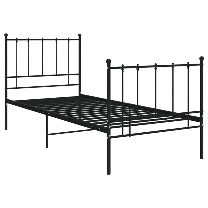 Bedframe metaal zwart 100x200 cm - Griffin Retail