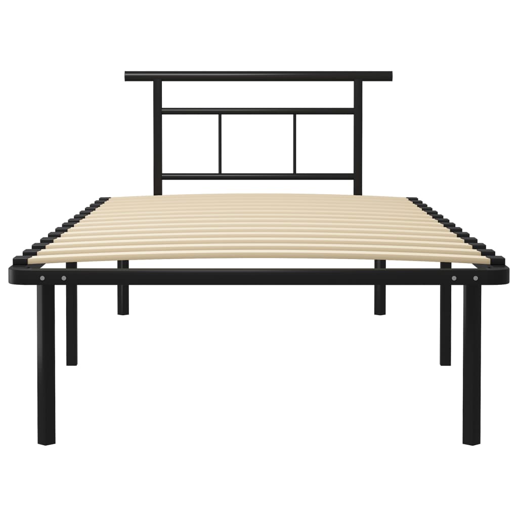 Bedframe metaal zwart 100x200 cm - Griffin Retail