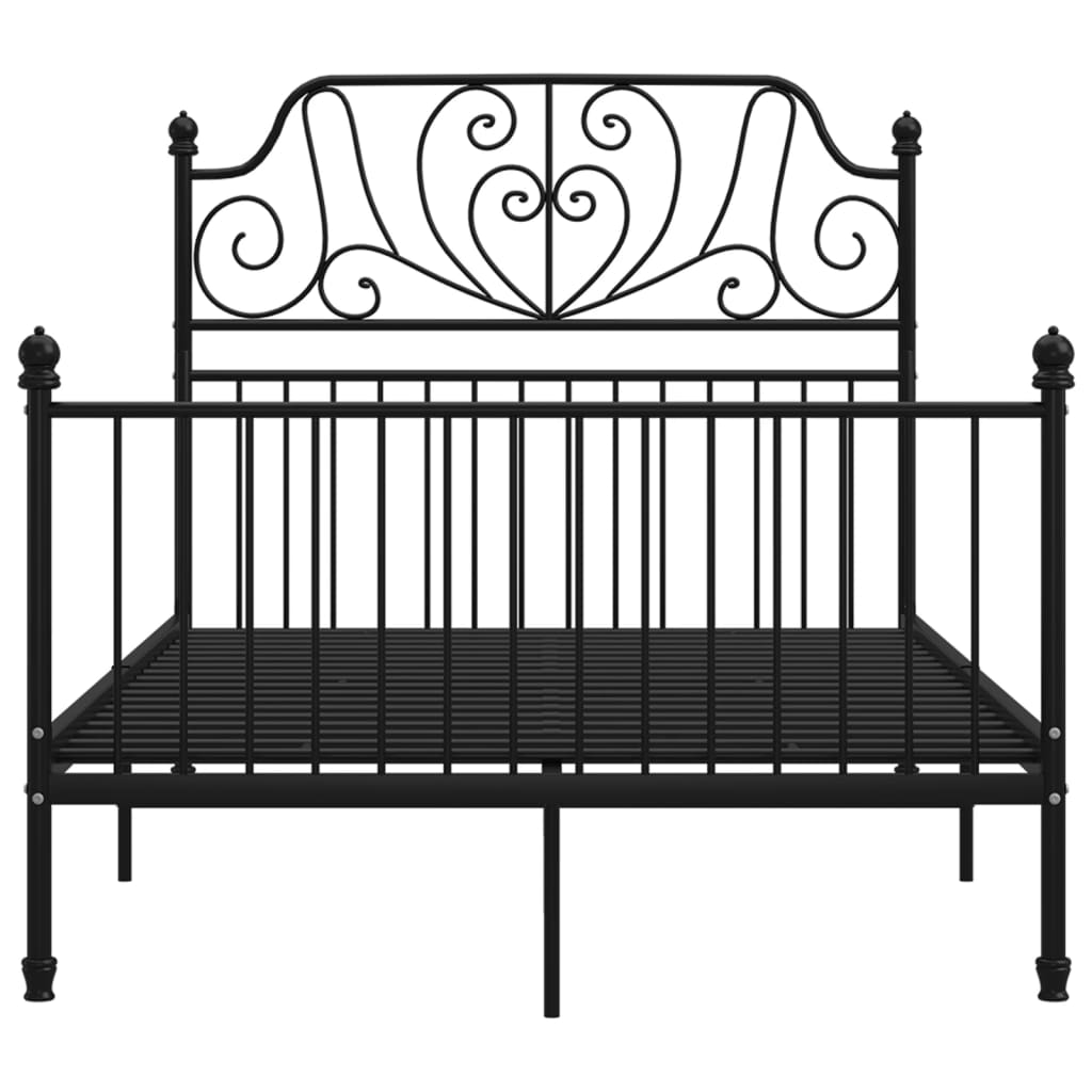 Bedframe metaal zwart 120x200 cm - Griffin Retail