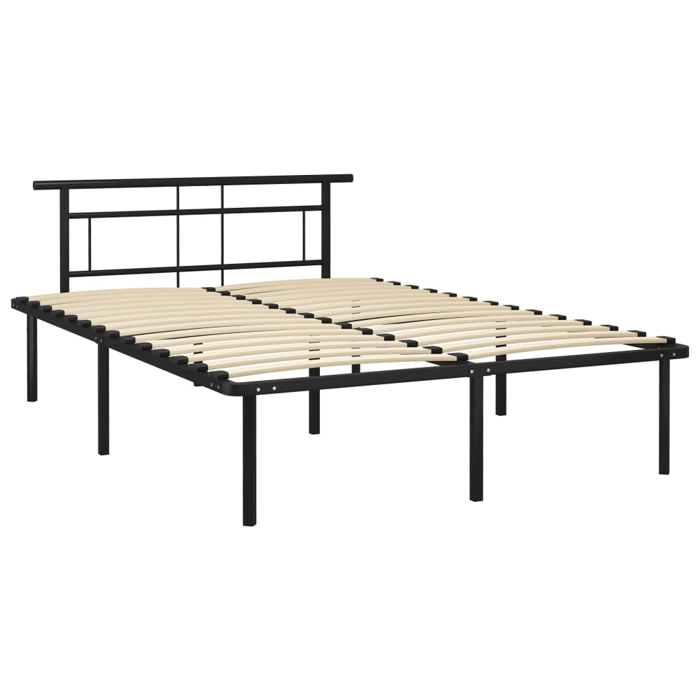 Bedframe metaal zwart 160x200 cm - Griffin Retail