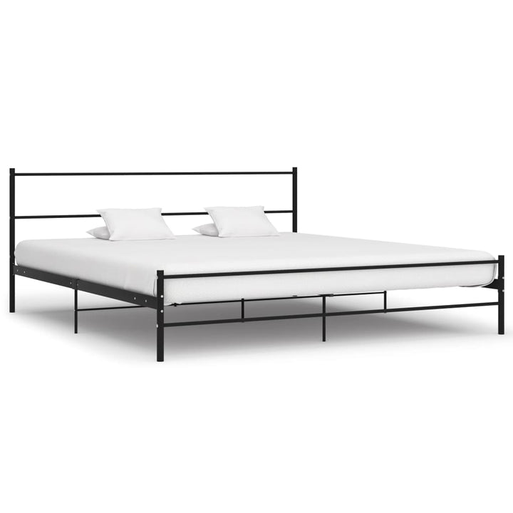 Bedframe metaal zwart 180x200 cm - Griffin Retail