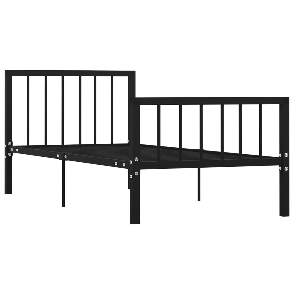 Bedframe metaal zwart 90x200 cm - Griffin Retail