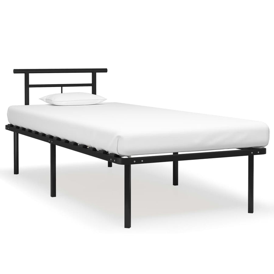 Bedframe metaal zwart 90x200 cm - Griffin Retail