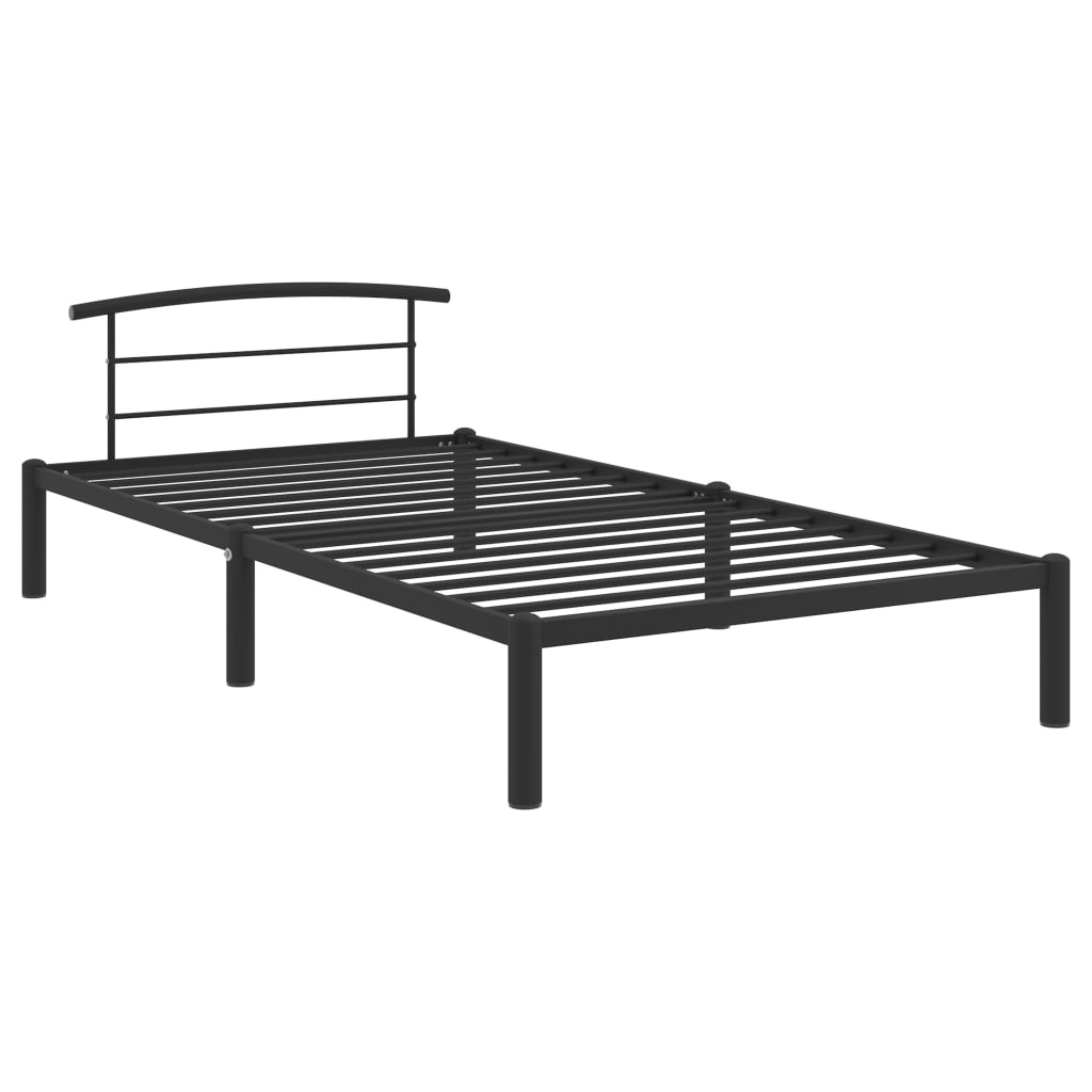 Bedframe metaal zwart 90x200 cm - Griffin Retail