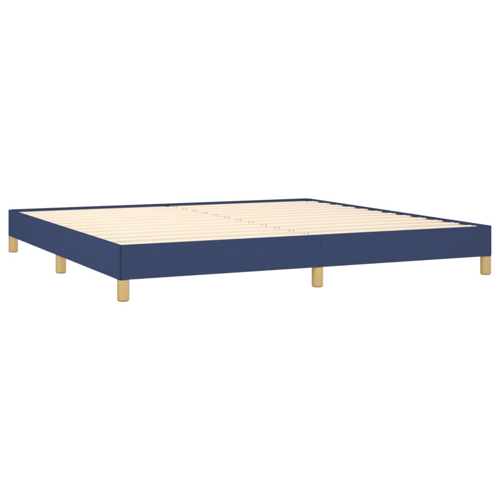 Bedframe stof blauw 200x200 cm - Griffin Retail