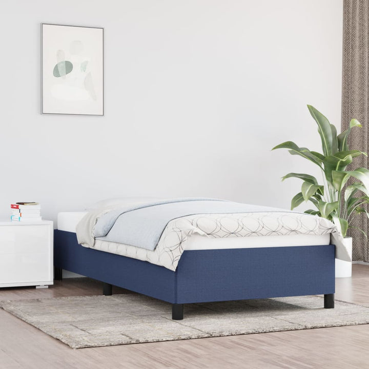 Bedframe stof blauw 80x200 cm - Griffin Retail