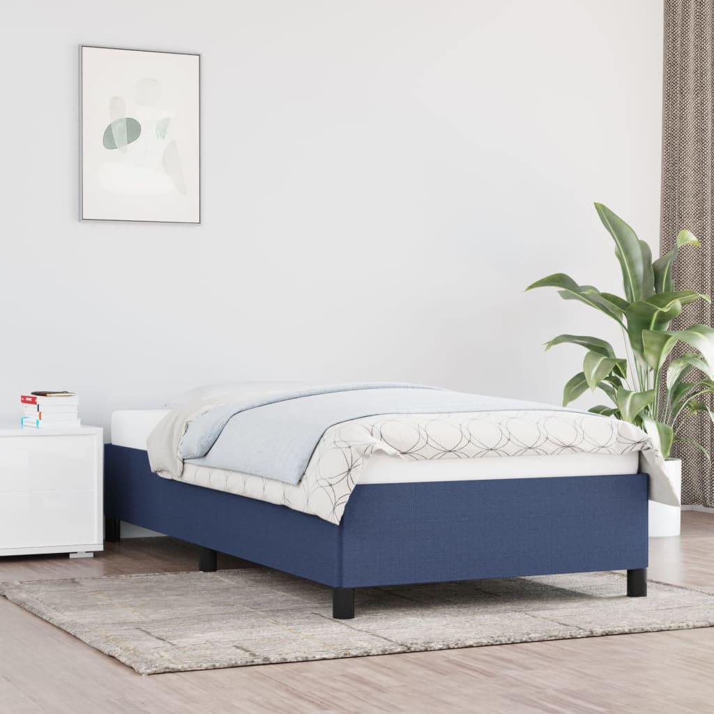 Bedframe stof blauw 90x190 cm - Griffin Retail