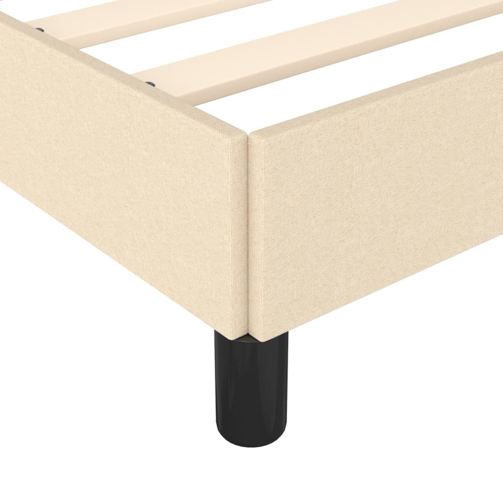 Bedframe stof crème 80x200 cm - Griffin Retail