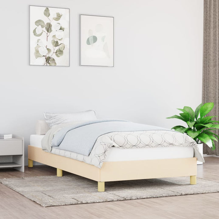 Bedframe stof crème 80x200 cm - Griffin Retail