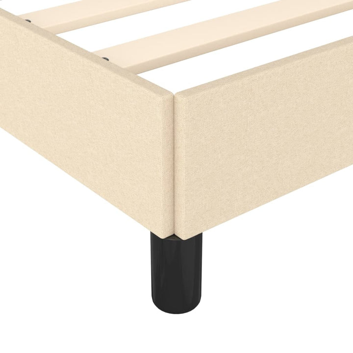 Bedframe stof crèmekleurig 100x200 cm - Griffin Retail