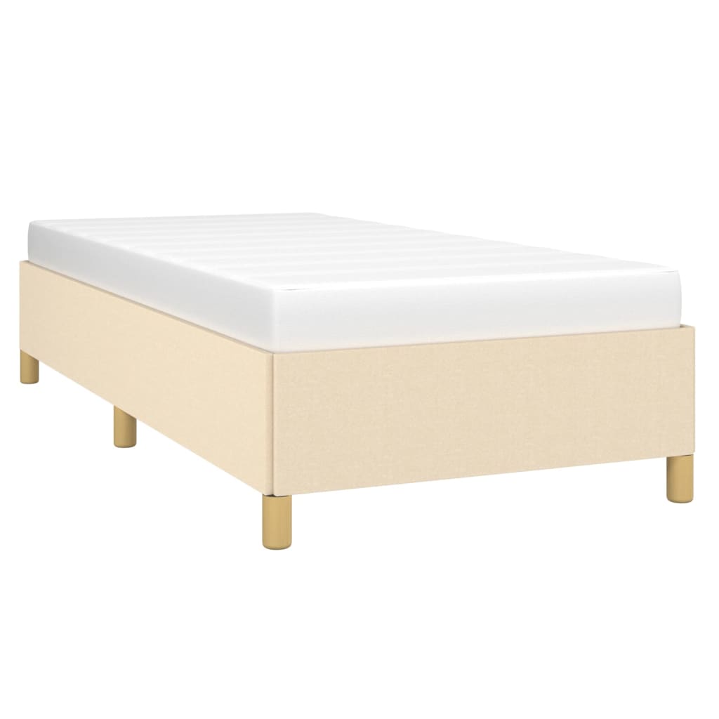 Bedframe stof crèmekleurig 100x200 cm - Griffin Retail