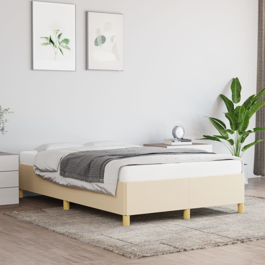 Bedframe stof crèmekleurig 120x200 cm - Griffin Retail