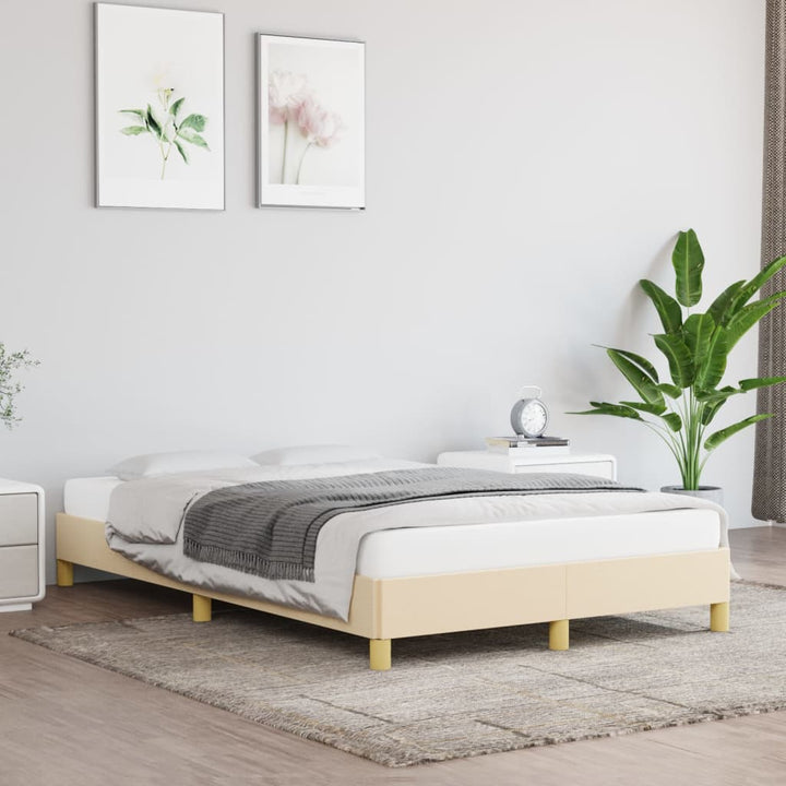 Bedframe stof crèmekleurig 120x200 cm - Griffin Retail