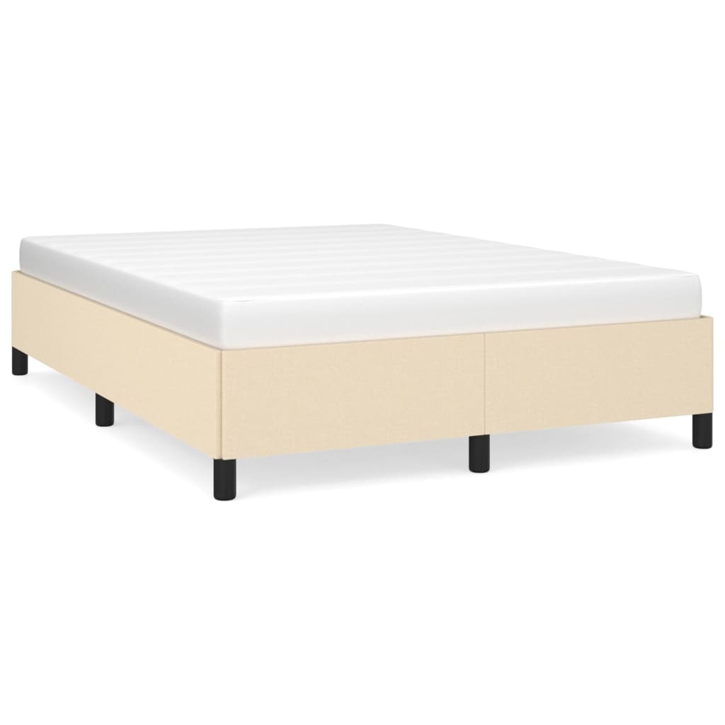 Bedframe stof crèmekleurig 140x190 cm - Griffin Retail