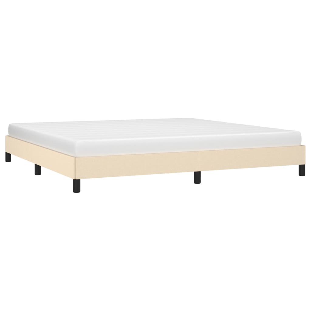 Bedframe stof crèmekleurig 200x200 cm - Griffin Retail