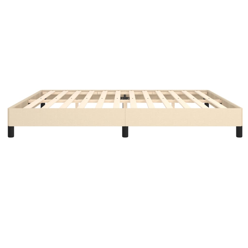 Bedframe stof crèmekleurig 200x200 cm - Griffin Retail