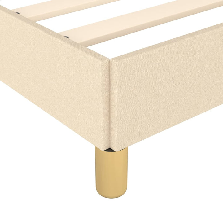 Bedframe stof crèmekleurig 90x190 cm - Griffin Retail