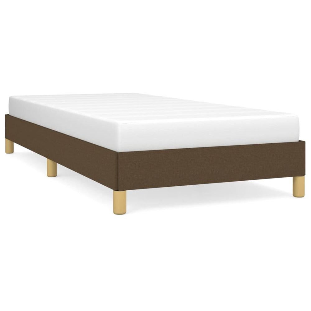 Bedframe stof donkerbruin 100x200 cm - Griffin Retail