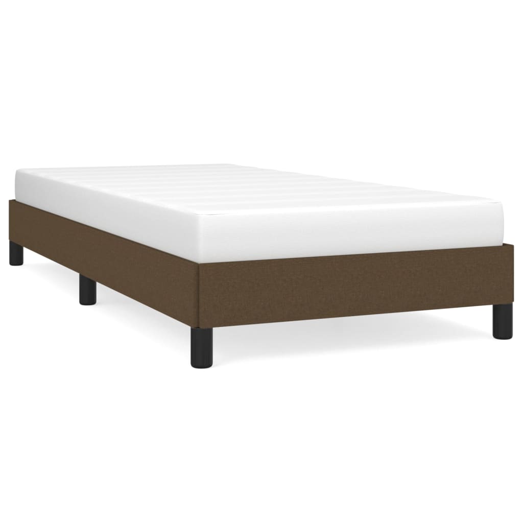 Bedframe stof donkerbruin 100x200 cm - Griffin Retail