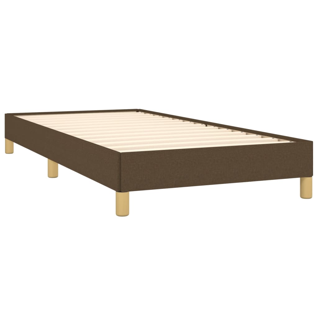 Bedframe stof donkerbruin 100x200 cm - Griffin Retail