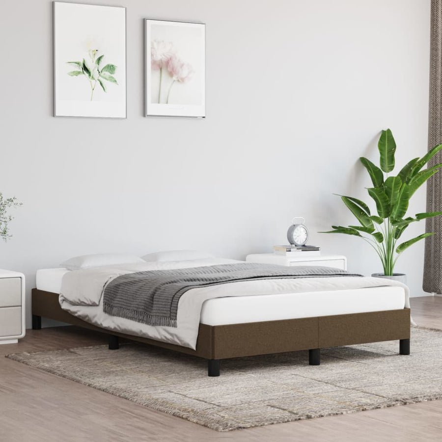 Bedframe stof donkerbruin 120x200 cm - Griffin Retail