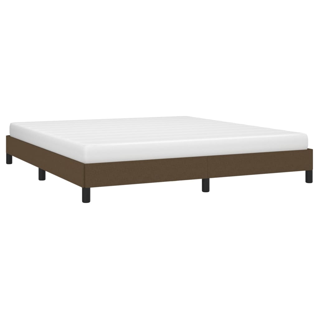 Bedframe stof donkerbruin 160x200 cm - Griffin Retail