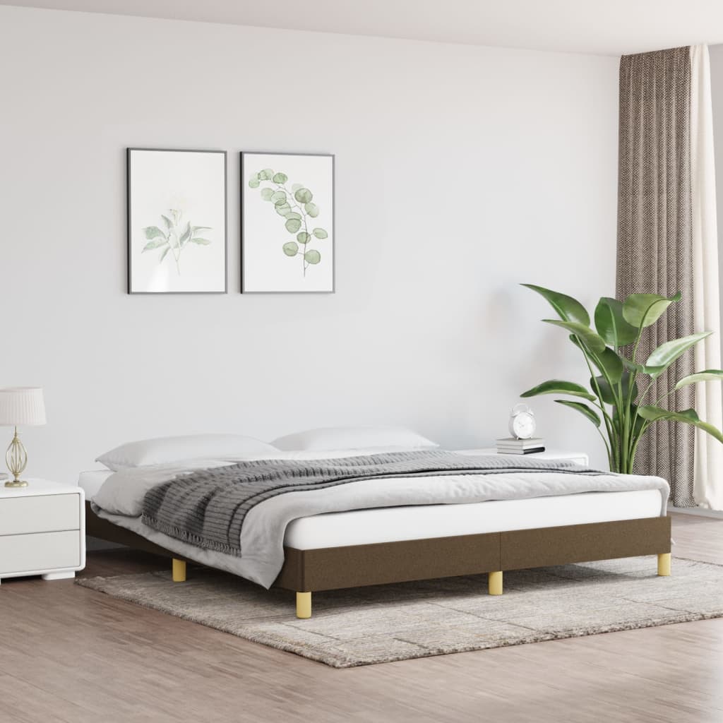 Bedframe stof donkerbruin 180x200 cm - Griffin Retail