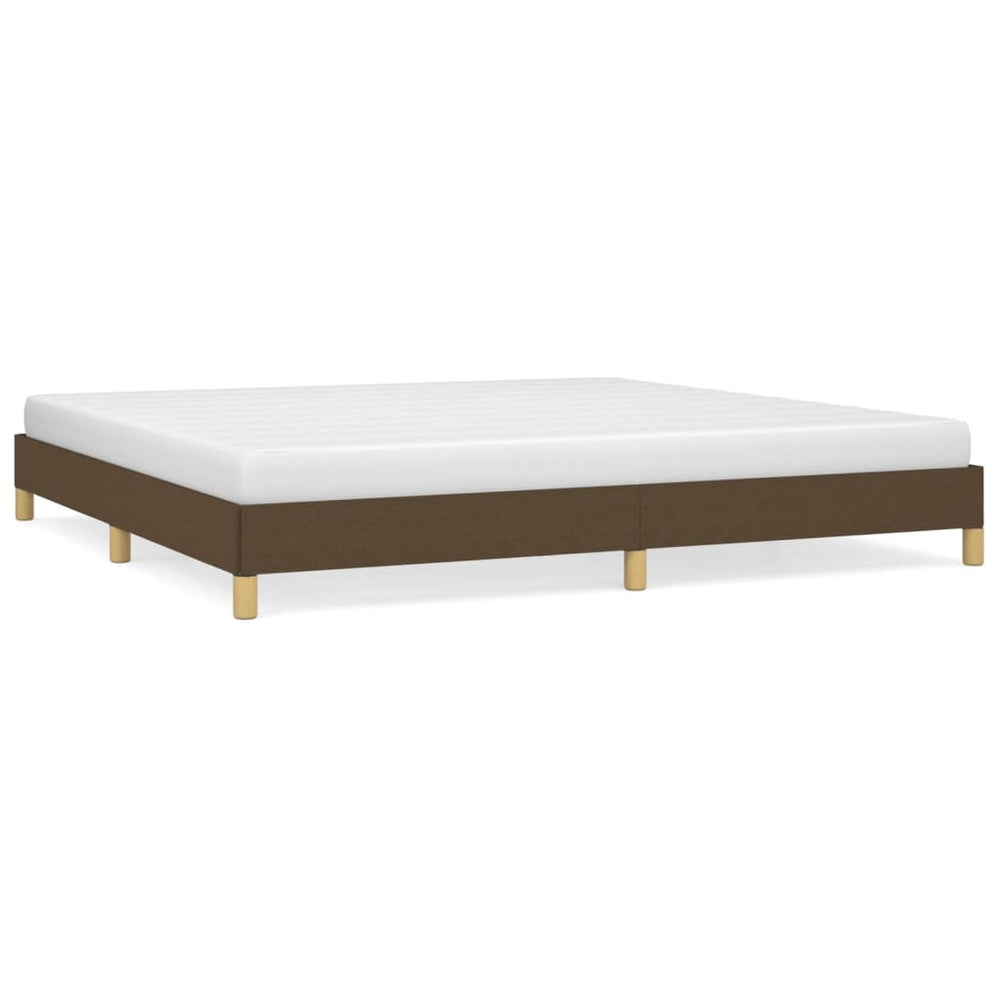 Bedframe stof donkerbruin 200x200 cm - Griffin Retail