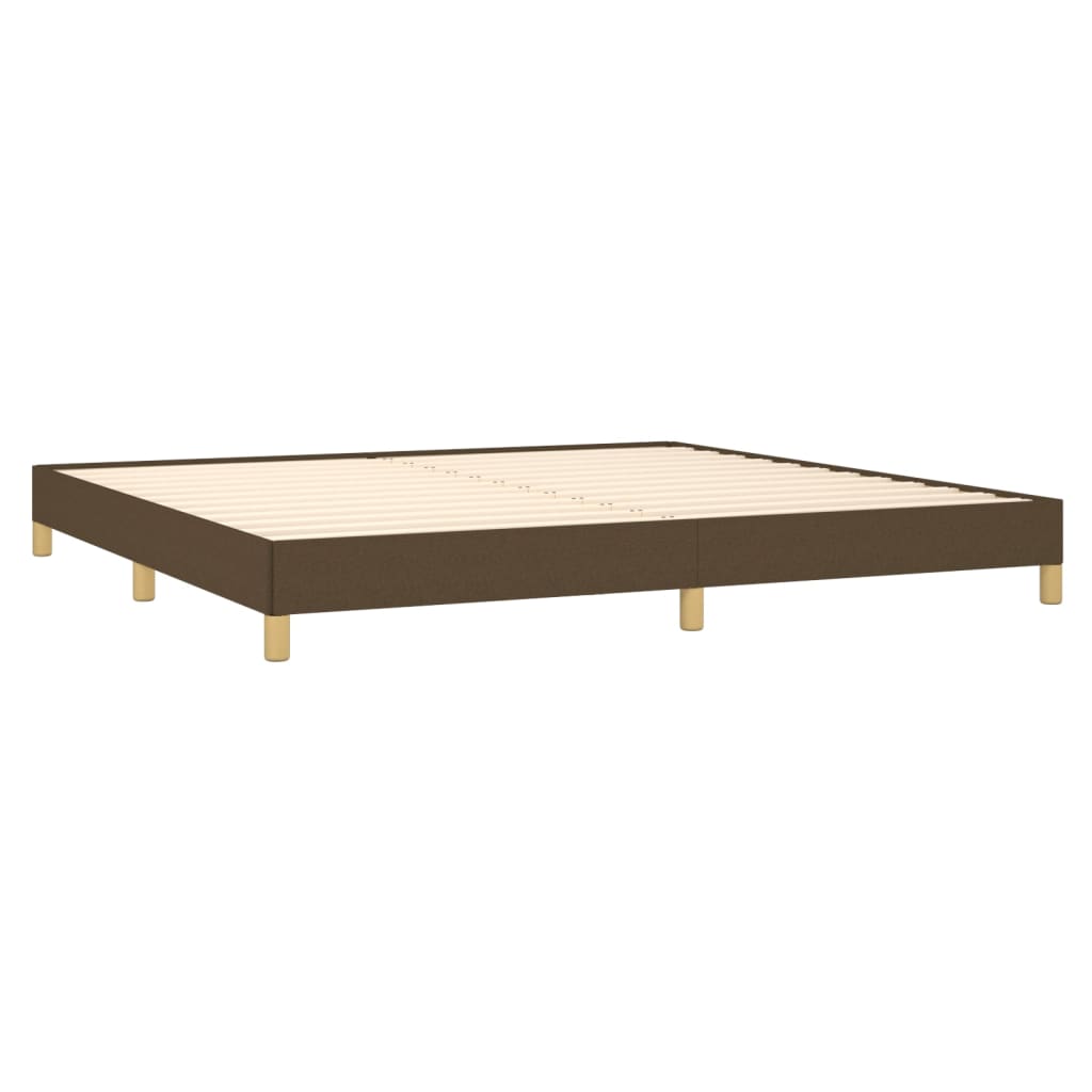 Bedframe stof donkerbruin 200x200 cm - Griffin Retail