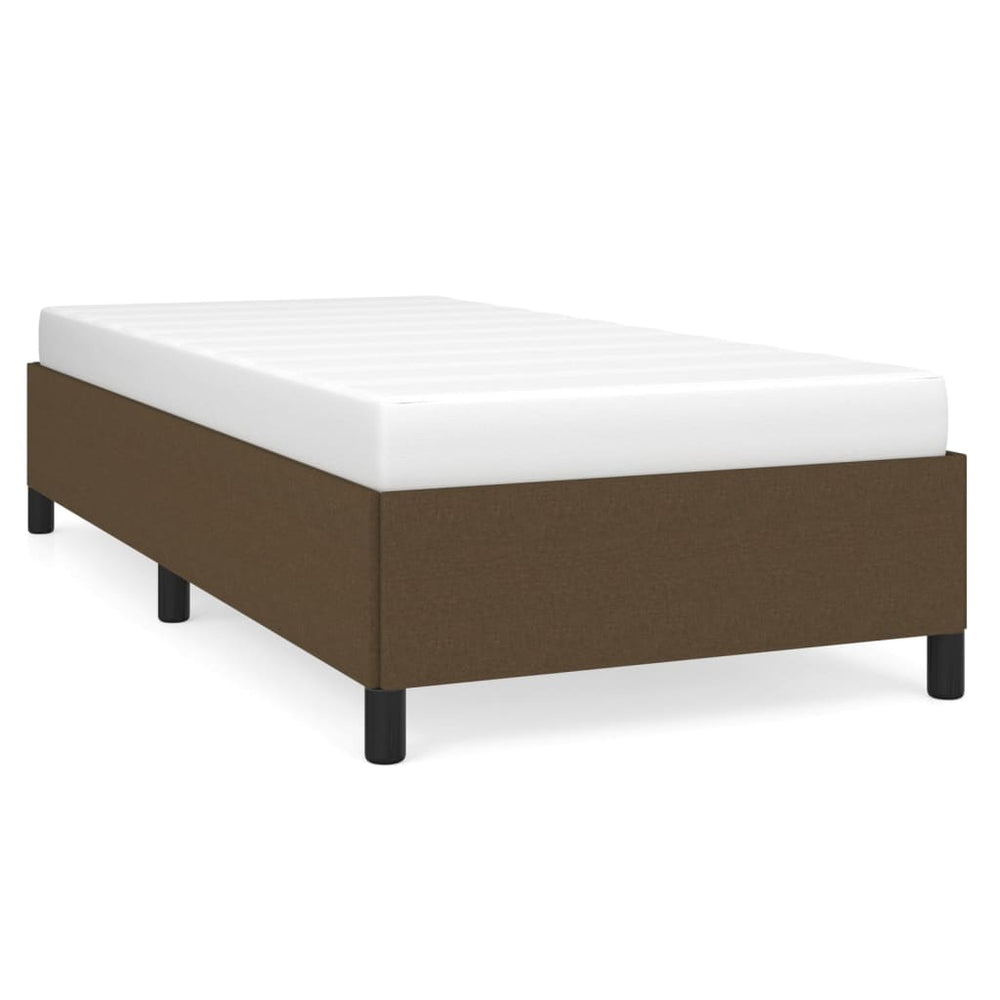 Bedframe stof donkerbruin 90x190 cm - Griffin Retail