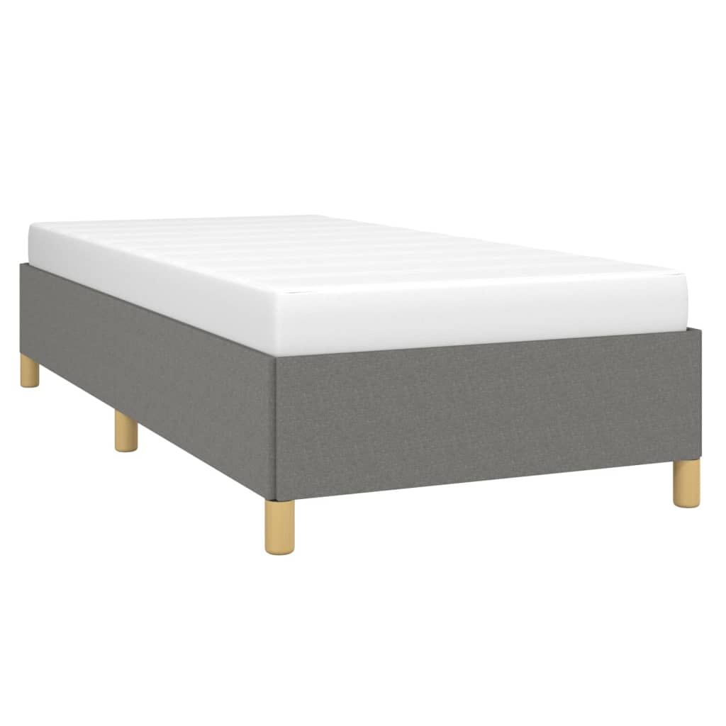 Bedframe stof donkergrijs 100x200 cm - Griffin Retail